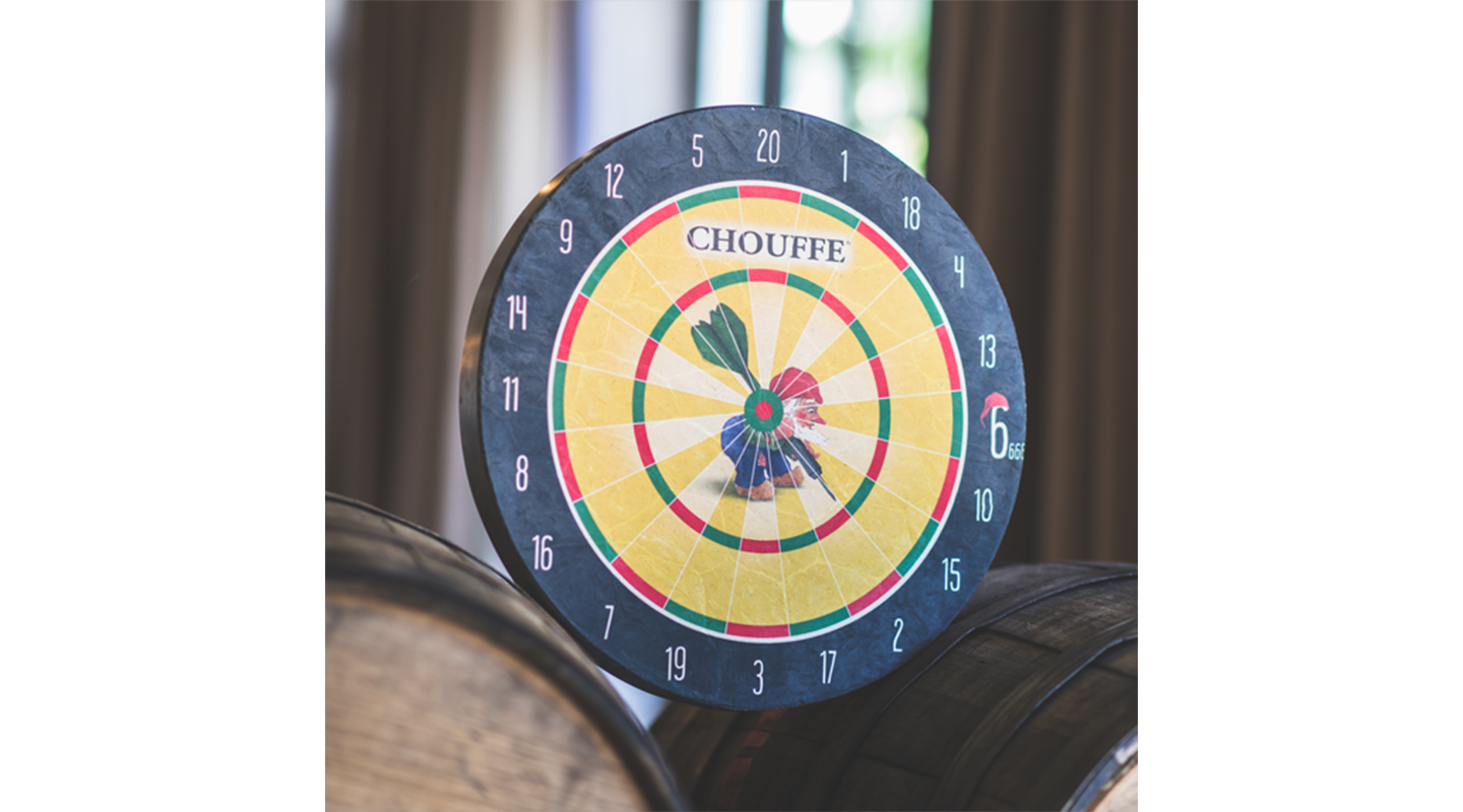 La Chouffe - dartsboard
